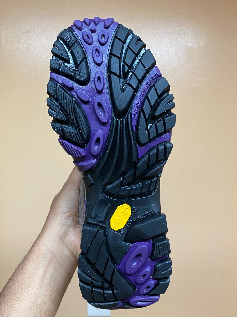 Merrell Moab 2 Mid Ventilator Women’s Hiking Boots “Bracken Purple” Size 9.5 - Picture 15 of 17